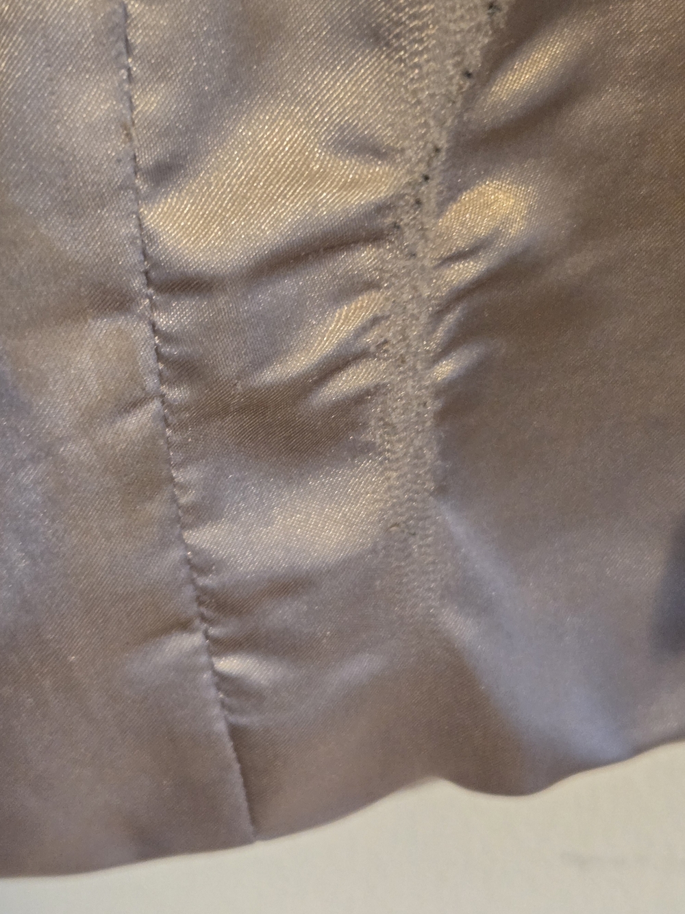 J.Crew Stadium Cloth Wool Blend Coat Beige Stand Collar Long Top Coat Size 0 - Picture 6 of 9